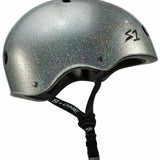 S-One Helmet Mega Lifer Silver gloss Glitter