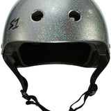 S-One Helmet Mega Lifer Silver gloss Glitter