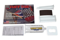 Package contents of the tuff toe shoe guard application system available at Seaside Skates